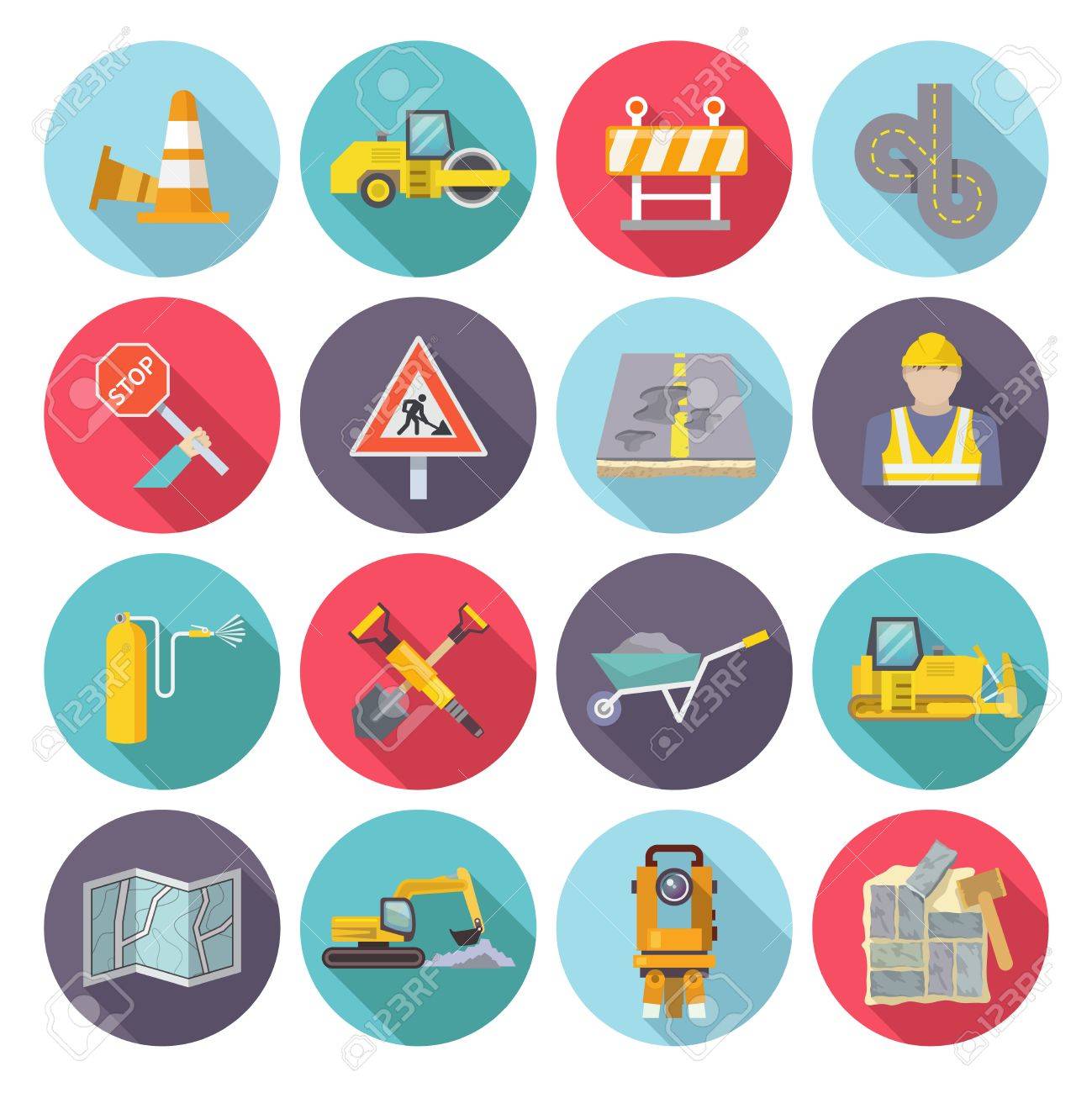 road worker signs
