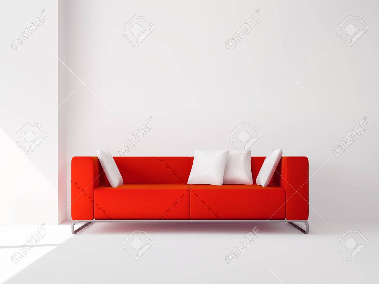 pillows for red couch