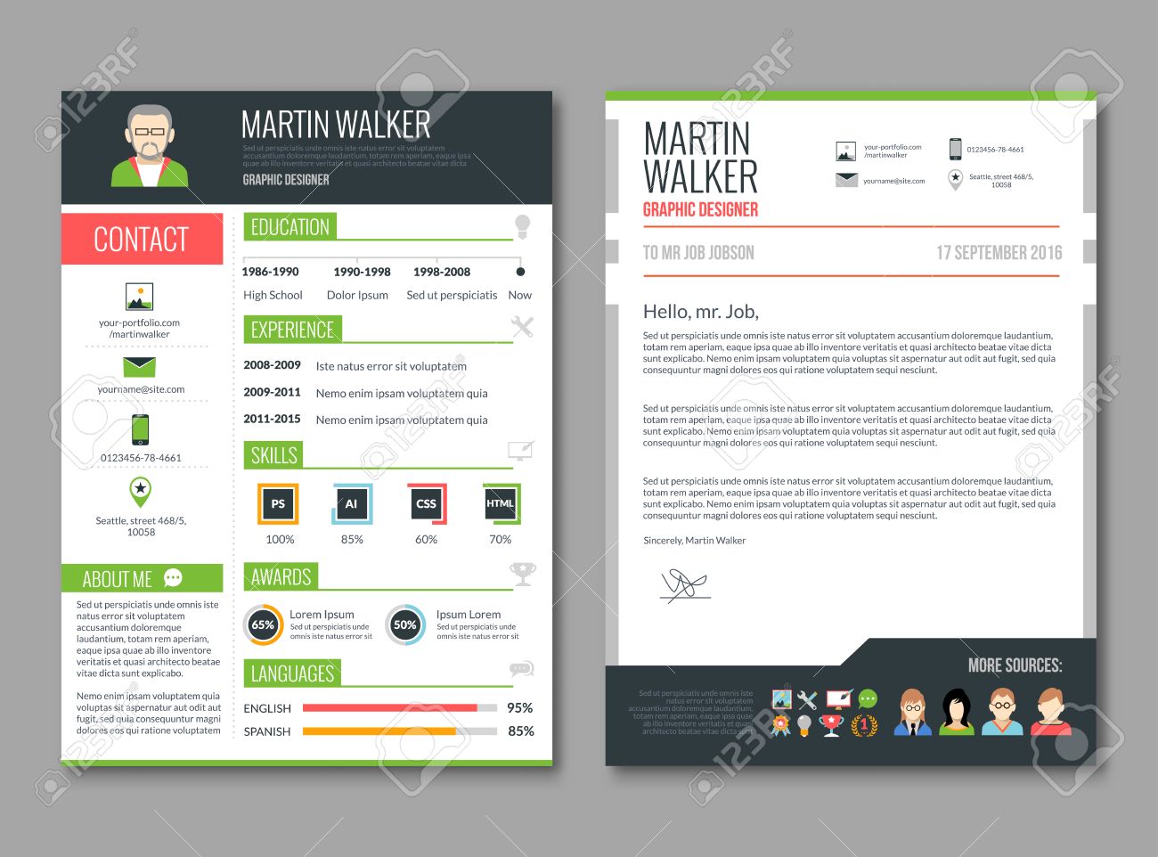 Cv Layout Template Met Kandidaat Opleiding En Werkervaring Te Cv Layout Template Met Kandidaat Opleiding En Werkervaring Te