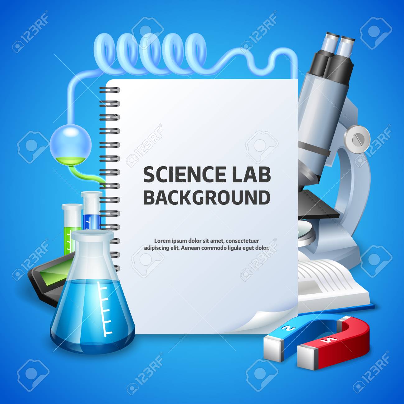 science lab poster