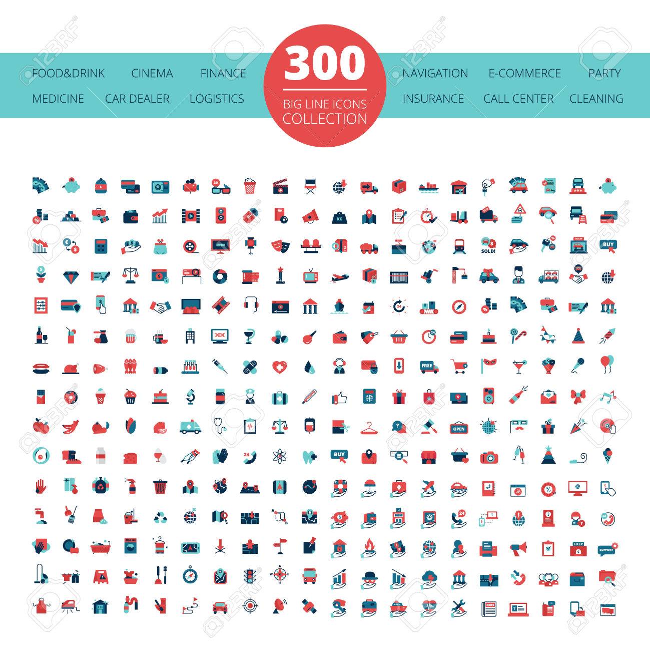 Big collection of flat logo emblems designs for commerse medicine insurance and car dealers isolated vector illustration - 58514962 Big collection of flat logo emblems designs for commerse medicine insurance and car dealers isolated vector illustration - 58514962