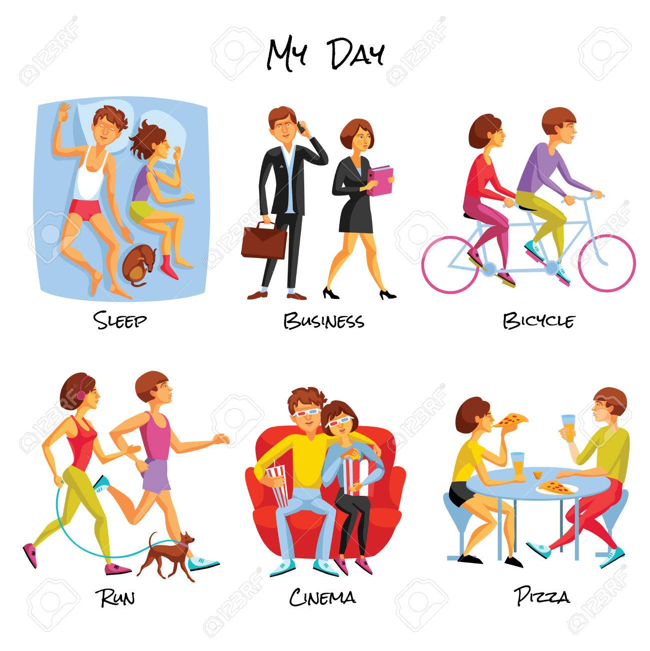 lifestyle icons set lifestyle