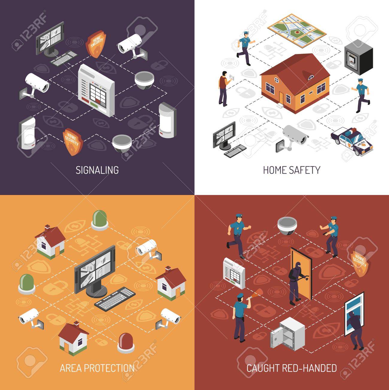 How To Design A Home Security System how to build a smart home security system Home Security System Protection In Work Concept 4 Isometric Icons Square Banner Design Abstract Isolated Vector How To Design A Home Security System when designing the home though its still possible to create a comfortable atmosphere without calling undue attention to the propertys security system Home Security System Protection In Work Concept 4 Isometric Icons Square Banner Design Abstract Isolated Vector
