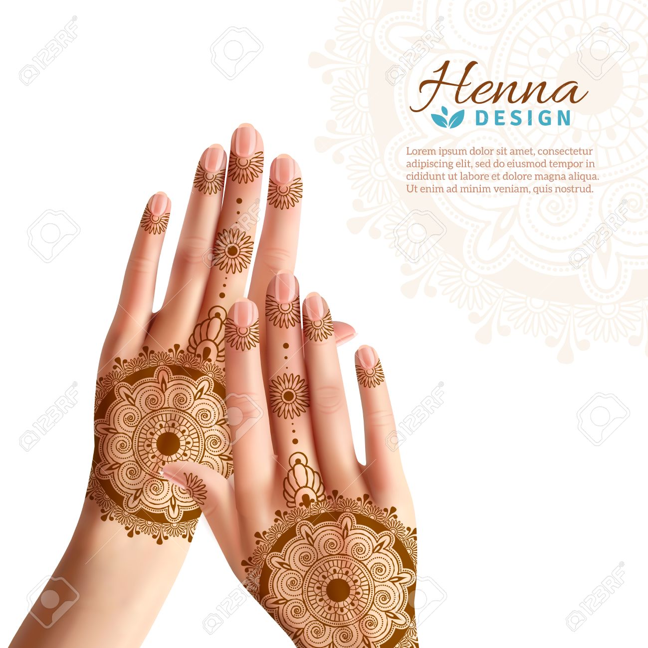 women hands coloring with indian henna paste or mehndi design women hands coloring with indian henna paste or mehndi design