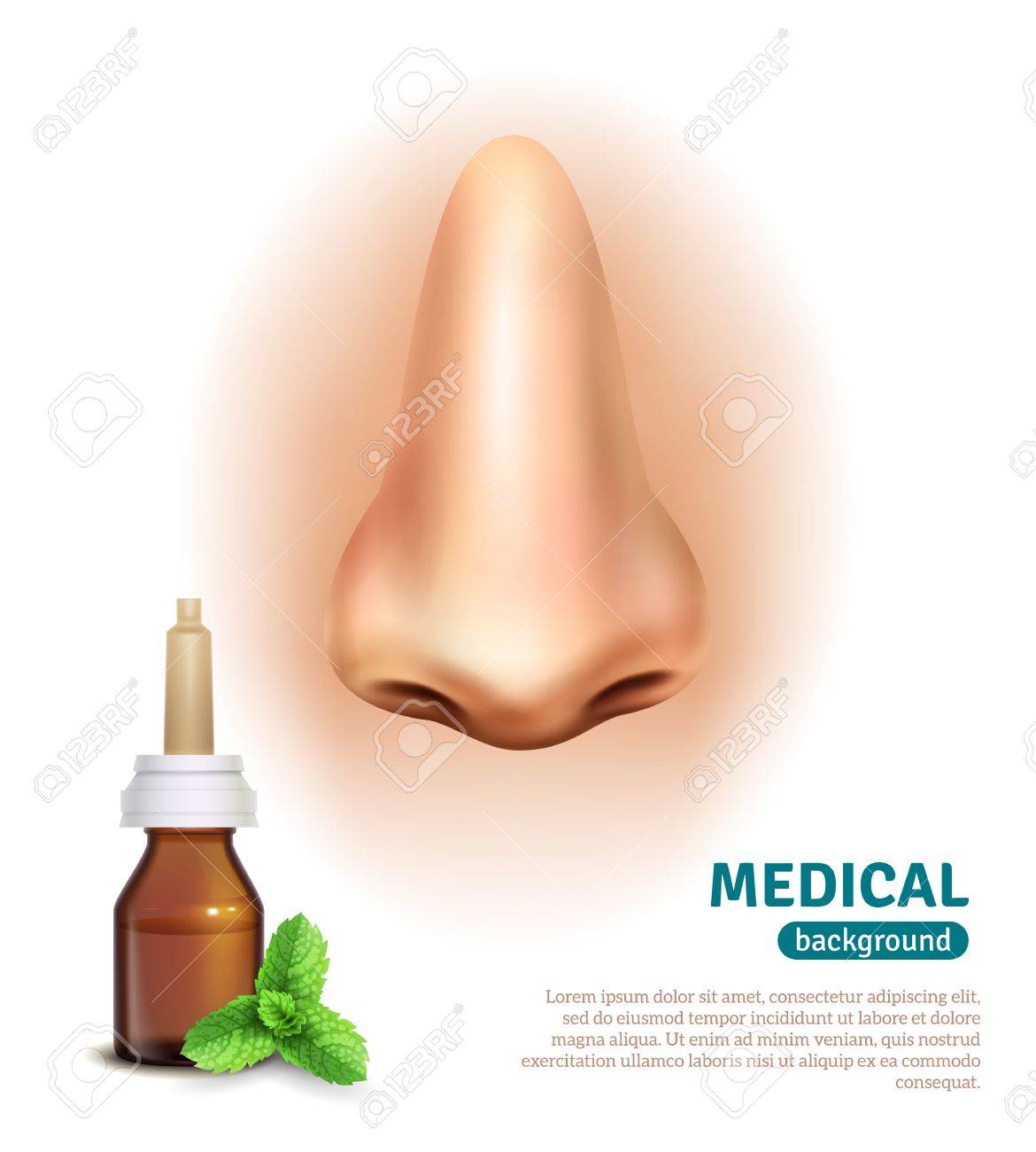 medical advertisement poster with