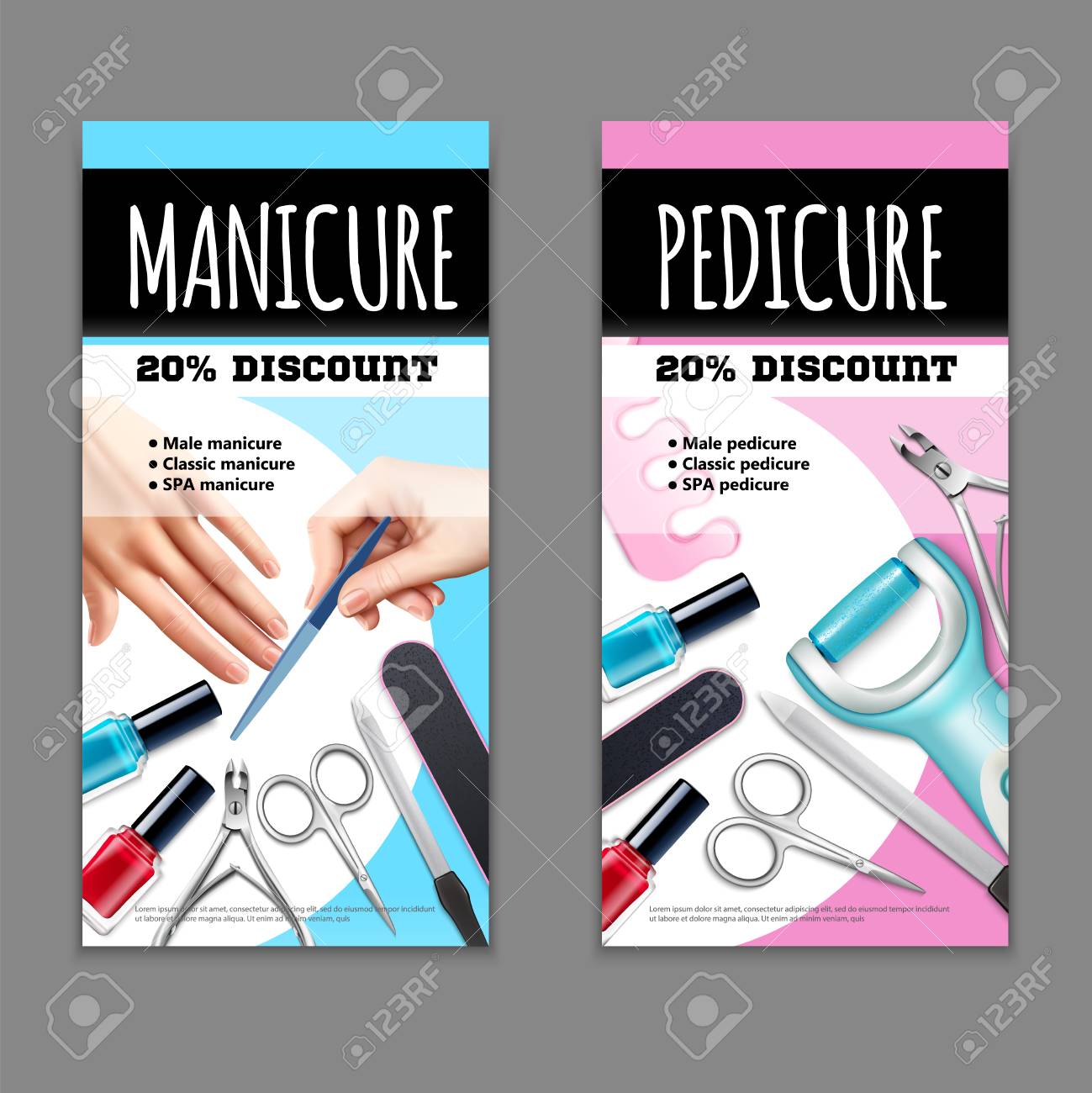 Banners Verticais De Pedicure E Manicure Com Ilustracao Em Vetor Isoladas Realistas Simbolos Unha Polones Ilustraciones Vectoriales Clip Art Vectorizado Libre De Derechos Image 91811187 Дизайн маникюра сова nailart manicure. banners verticais de pedicure e manicure com ilustracao em vetor isoladas realistas simbolos unha polones