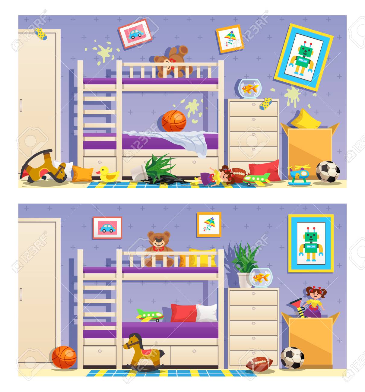 children room set