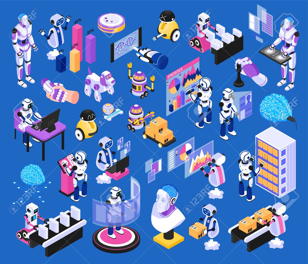 assembly line ai robot