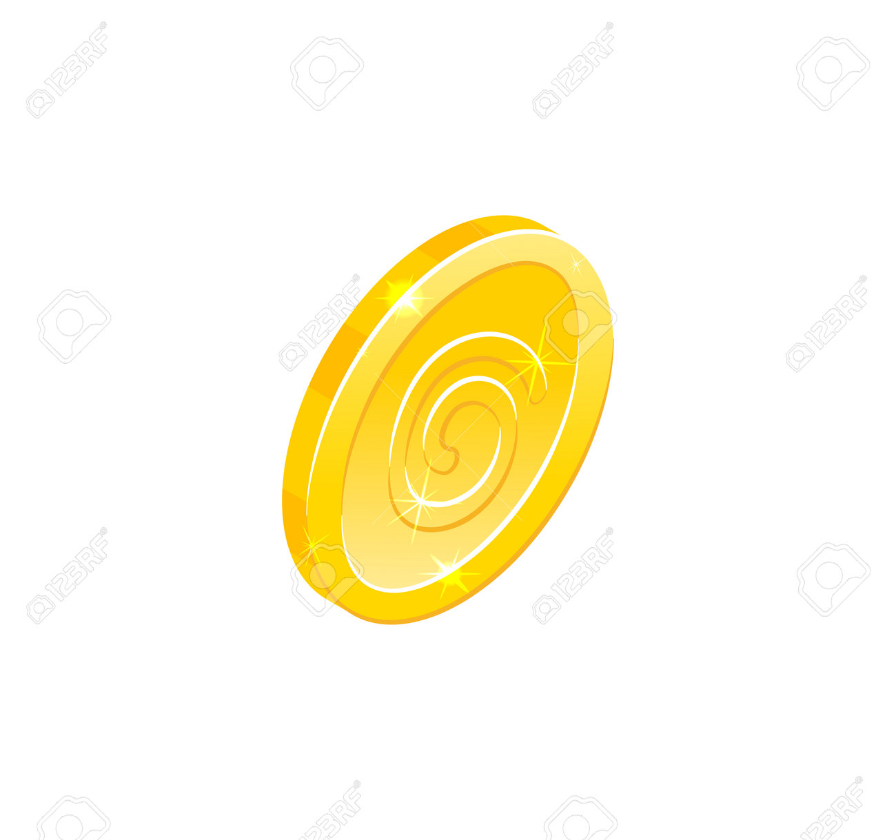 ゲームゴールドコインのイラスト素材・ベクター Image 162227617