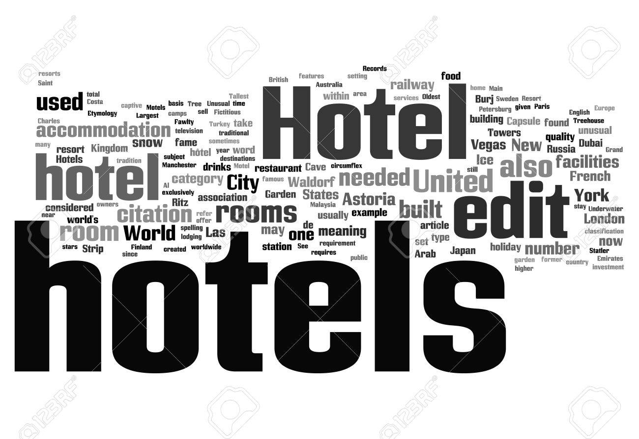hotel word business stock photo picture and royalty free image hotel word