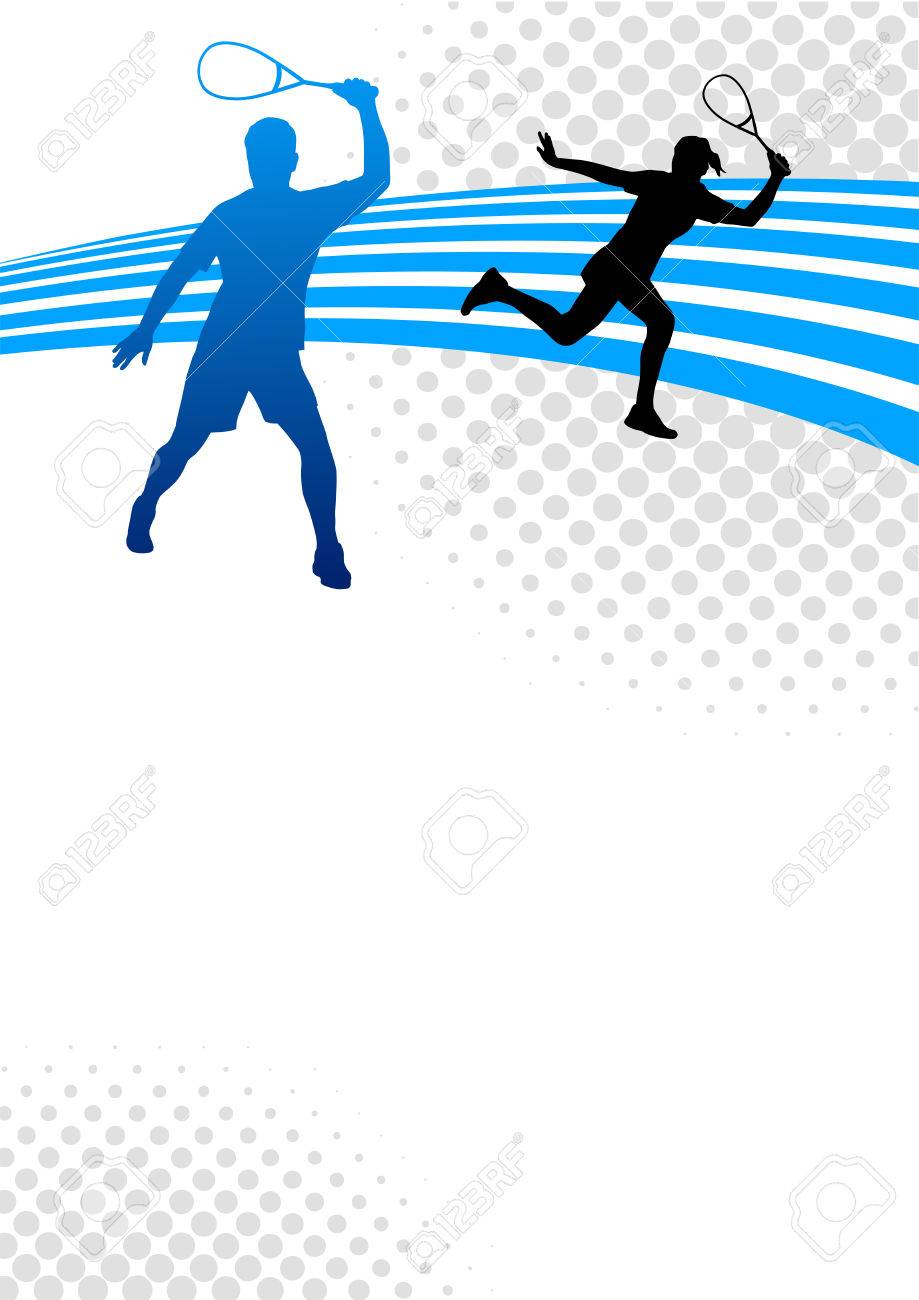 図 スカッシュ スポーツ ポスターの背景 のイラスト素材 ベクタ Image