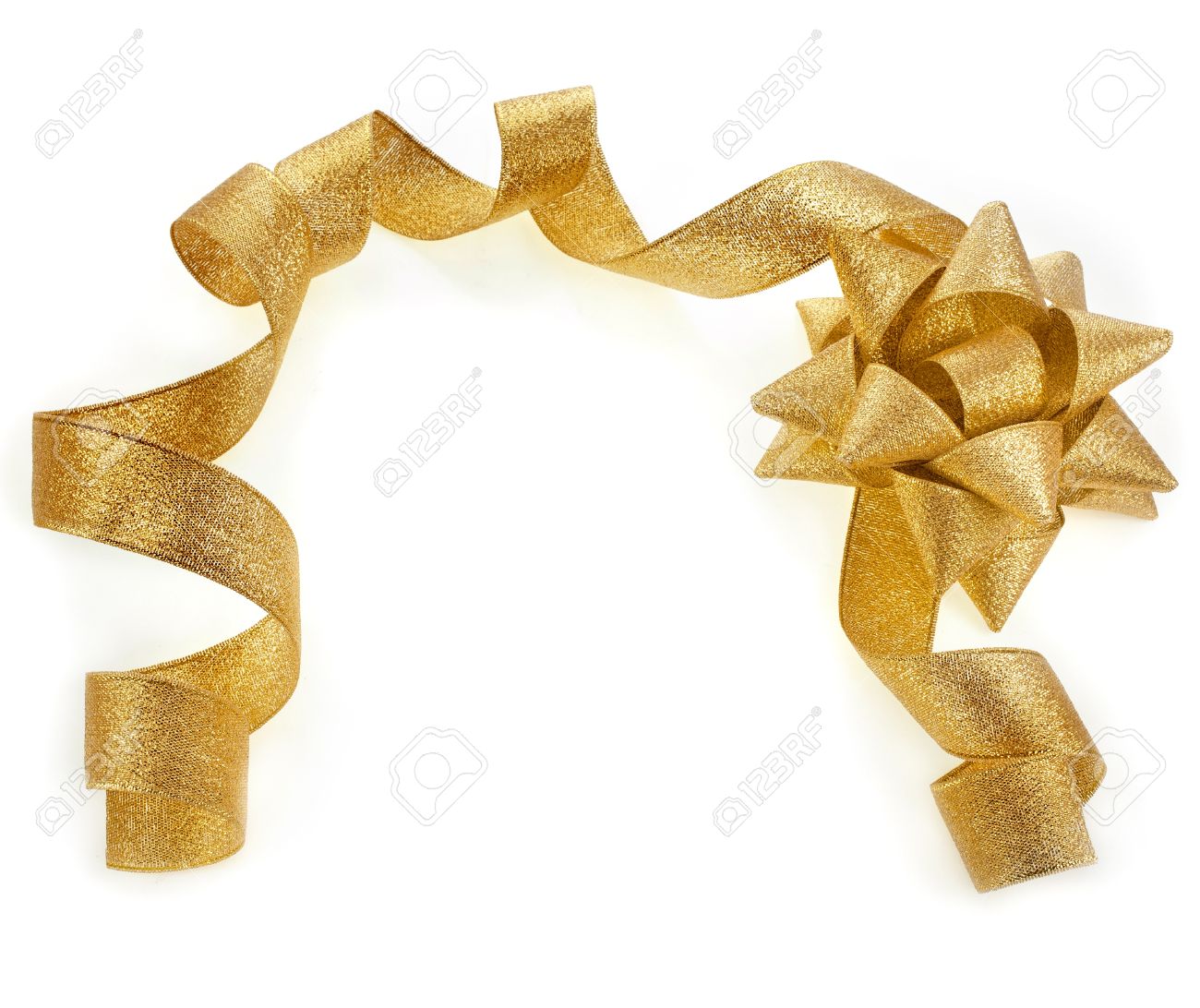 gold ribbon border