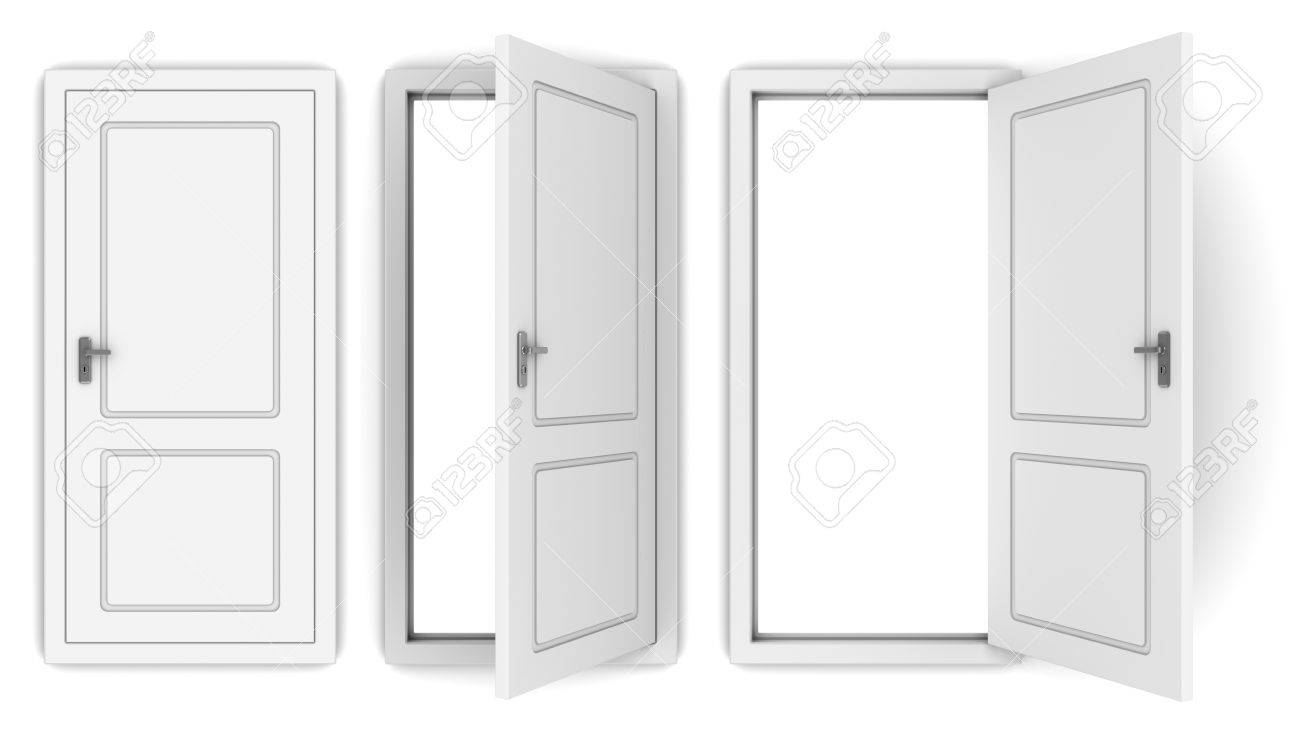 Open White Door Open White Door