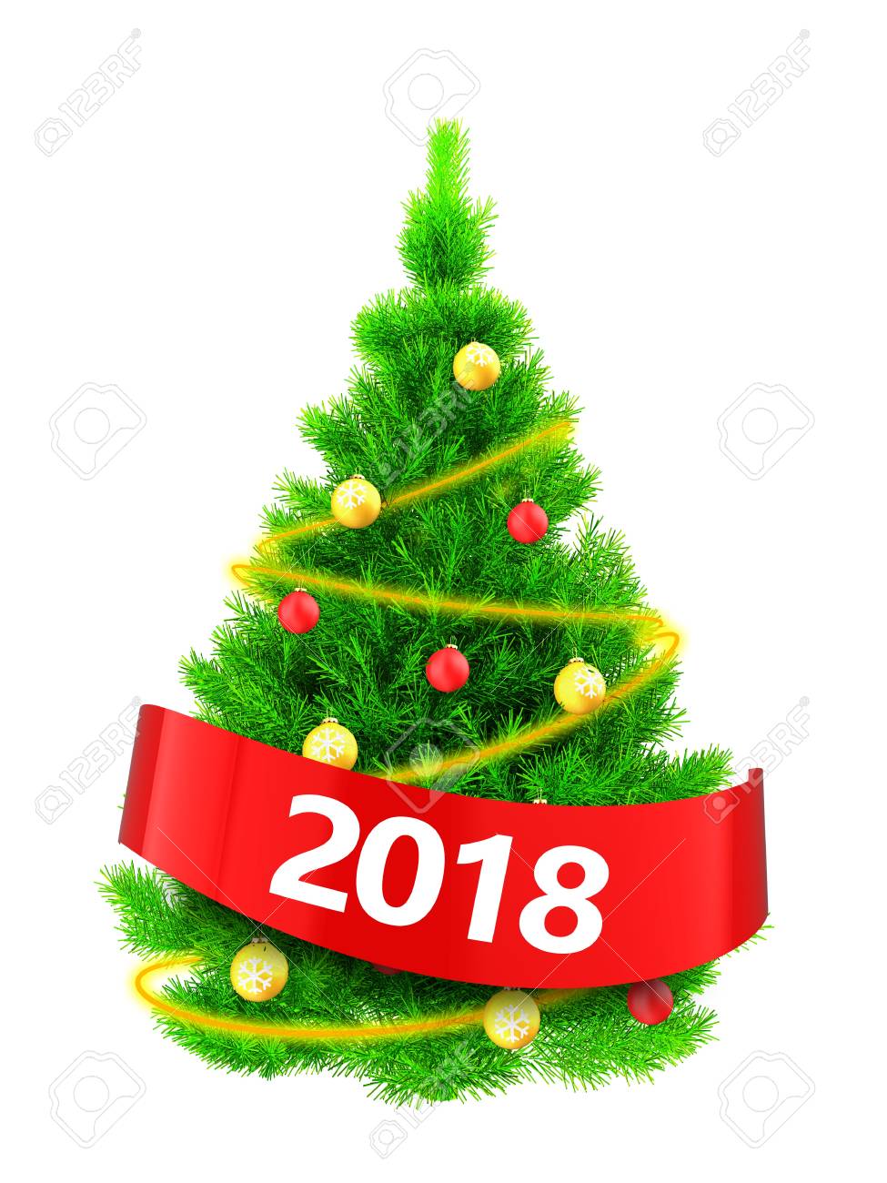 Foto Dell Albero Di Natale.Immagini Stock Illustrazione 3d Dell Albero Di Natale Verde Al Neon Sopra Priorita Bassa Bianca Image 88348616