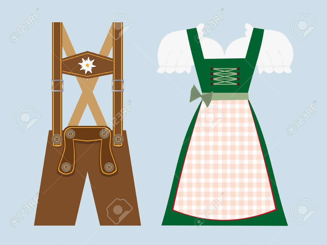 dirndls and lederhosen