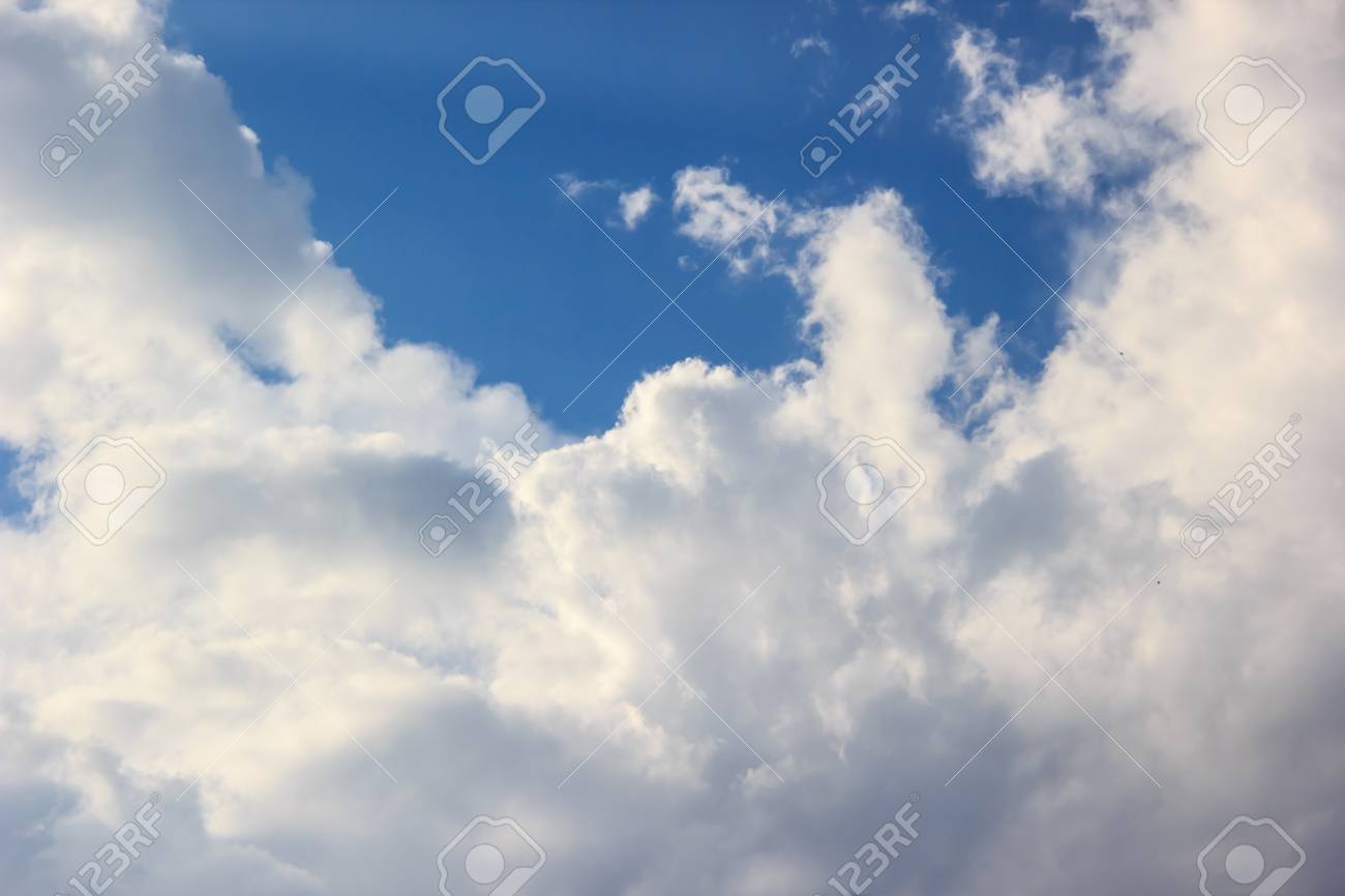 nimbus clouds stock photo