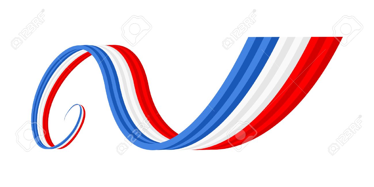 Abstract Blue White Red Waving Ribbon Flag Royalty Free Cliparts Vectors And Stock Illustration Image 24429219