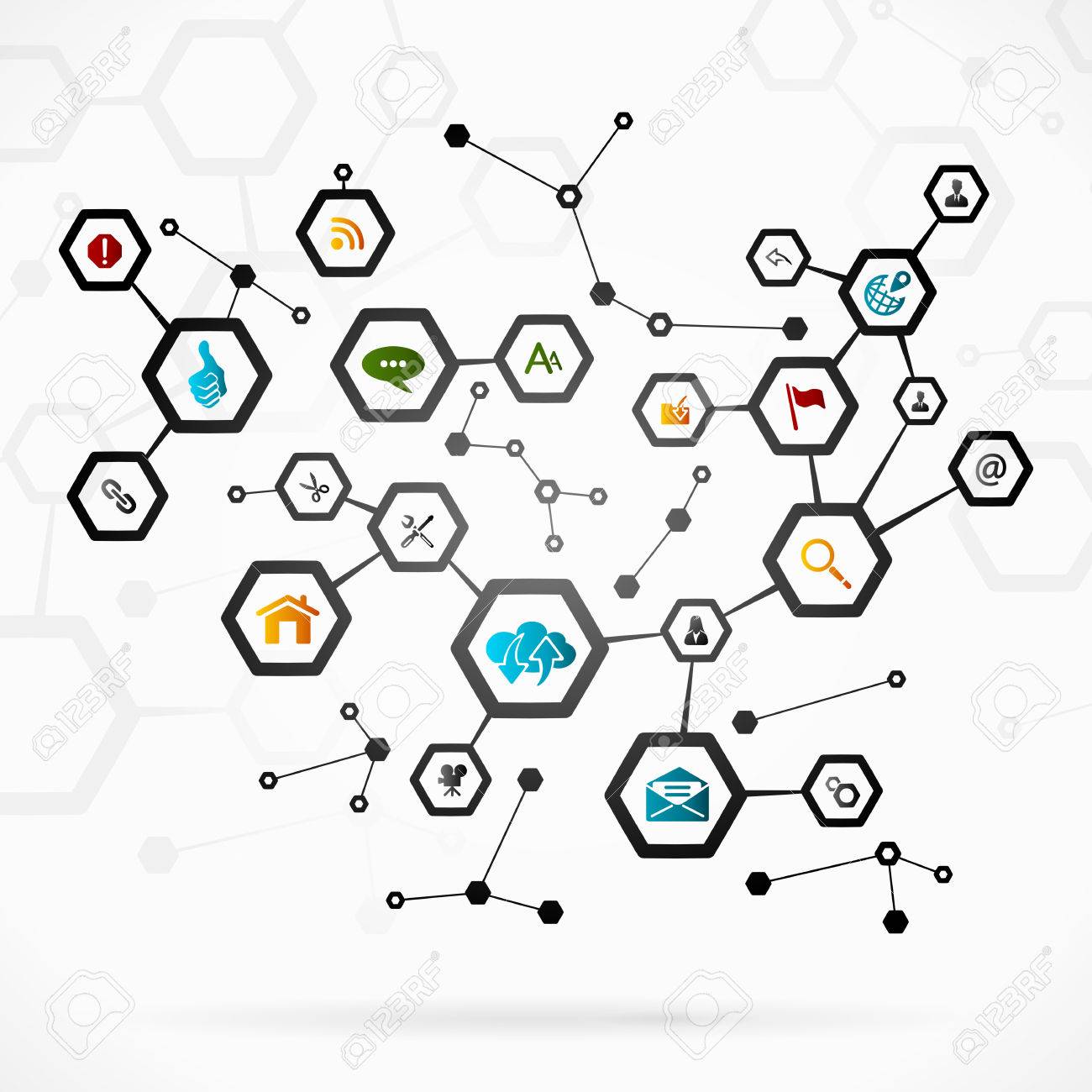 複雑なインターネット ネットワーク抽象イラスト のイラスト素材 ベクタ Image 複雑なインターネット ネットワーク抽象イラスト のイラスト素材 ベクタ Image