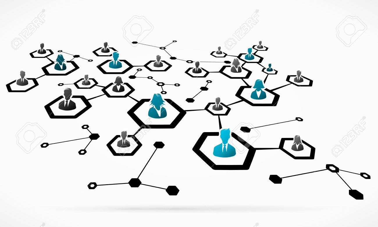 インターネット接続のネットワーク 抽象的なベクトル イラスト