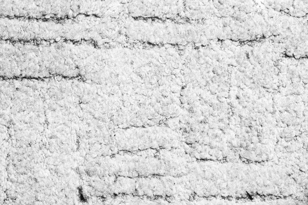 綿から作られたフワフワ カーペットの黒と白のイメージ の写真素材 