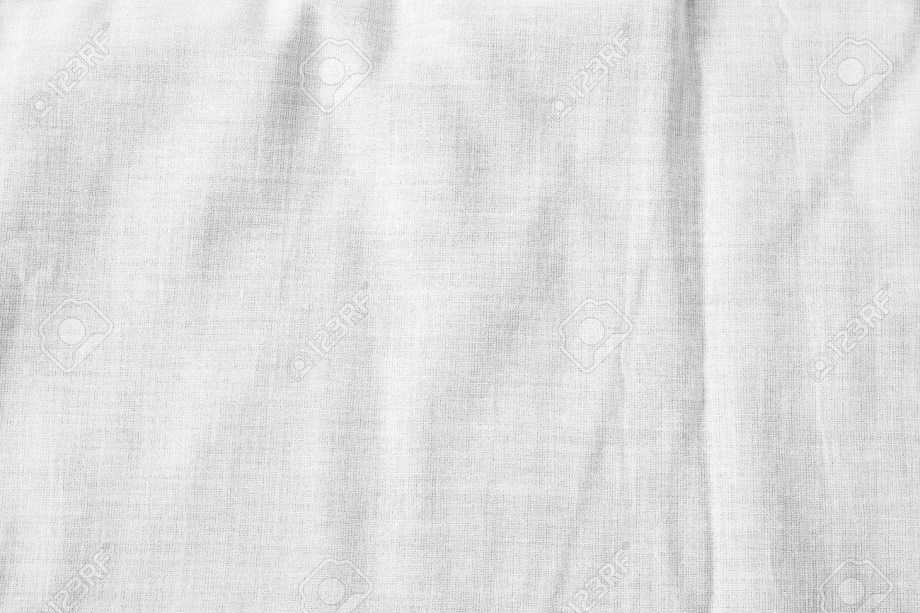 White Background Of Crumpled Sheet Fabric Texture Stock Photo Picture And Royalty Free Image Image 81435947