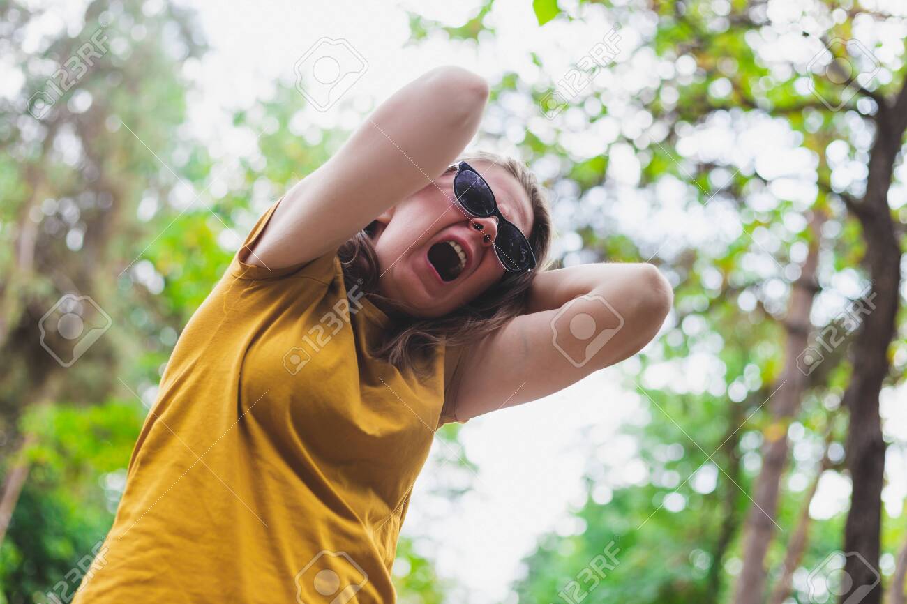 Desperate Woman Pulling Hair Out - Stressed Student Screaming - Crazy Girl  Feeling Miserable - Mental Disorder Stock Photo, Picture and Royalty Free  Image. Image 150518053., image size:1300x866