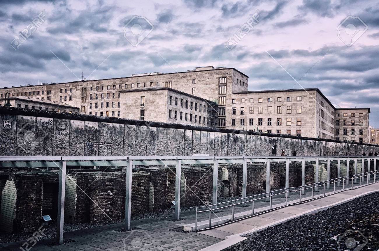 Topography of terror remains of the berlin wall located at topography of terror museum in