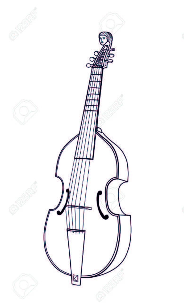 ヴィオラ ・ ダ ・ ガンバのイラスト素材・ベクター Image 52215439