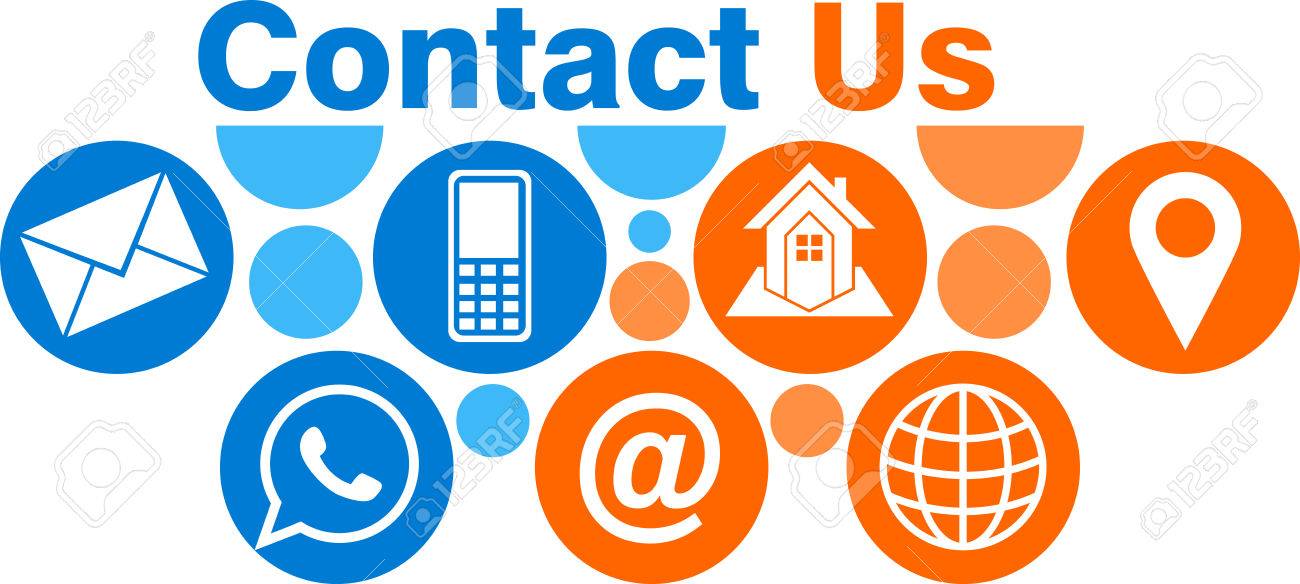 Illustration art of a contact us icon with isolated background - 84175693 Illustration art of a contact us icon with isolated background - 84175693