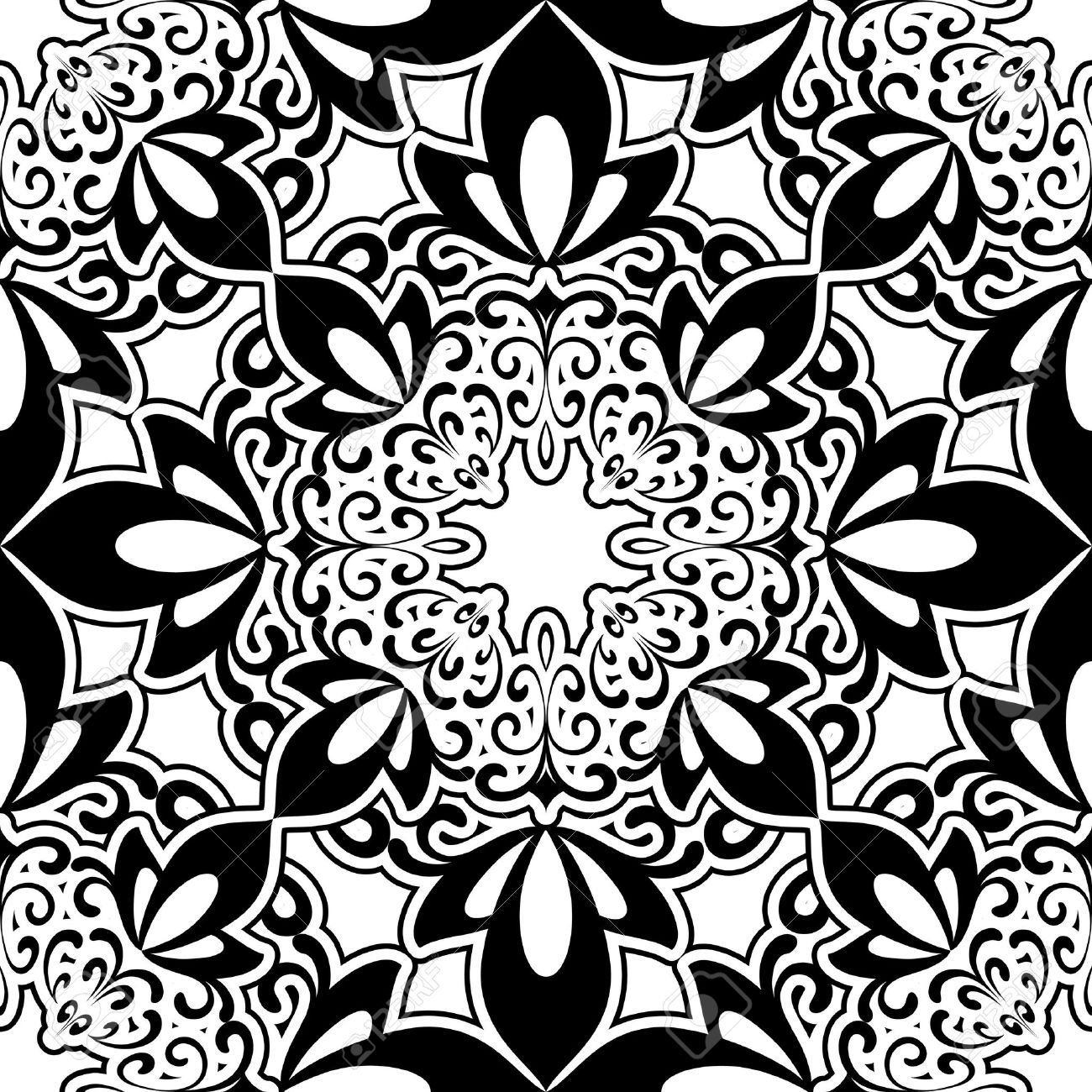 abstract art black and white patterns