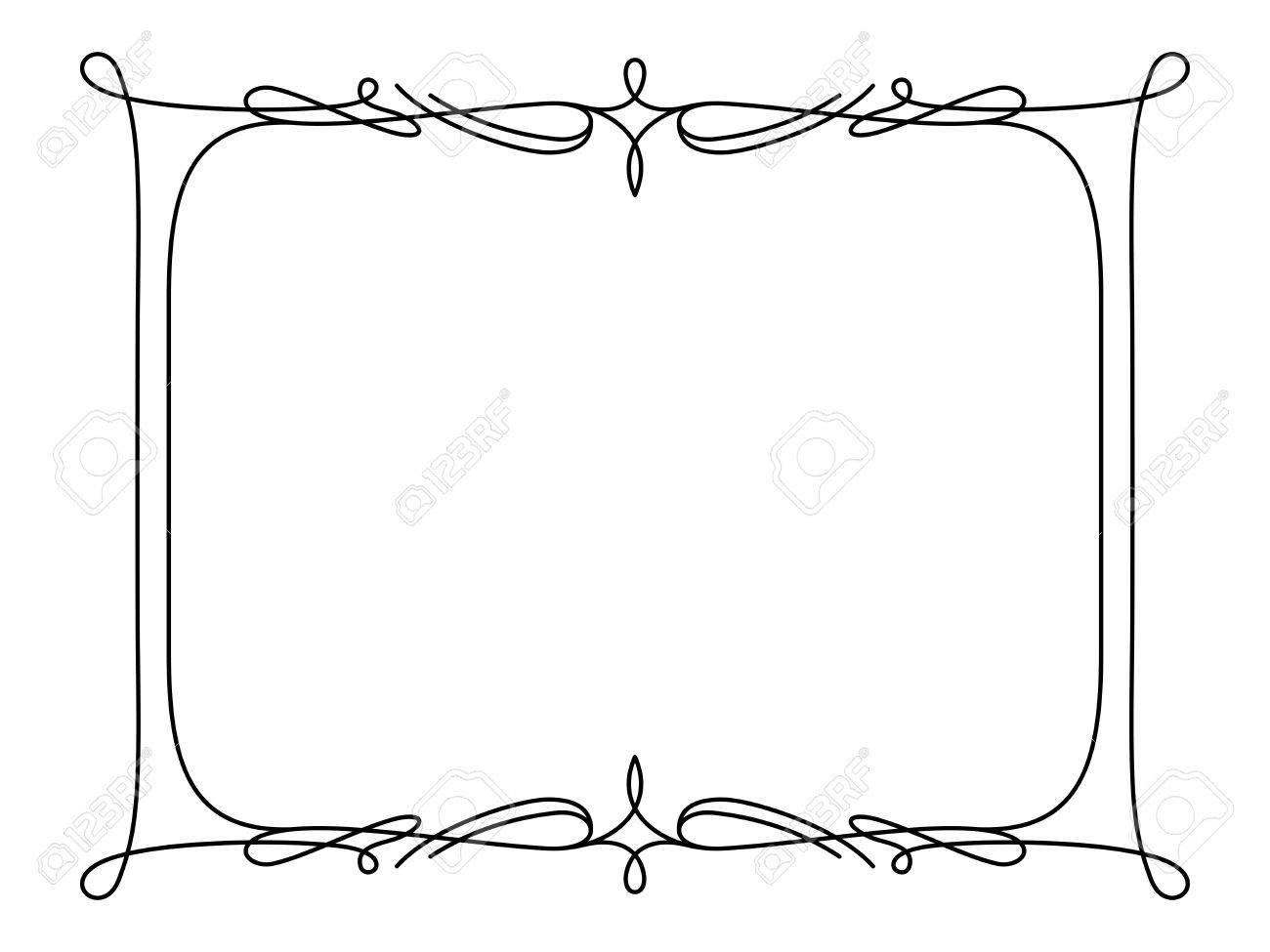 rectangle frame simple frame ornament decorative design element