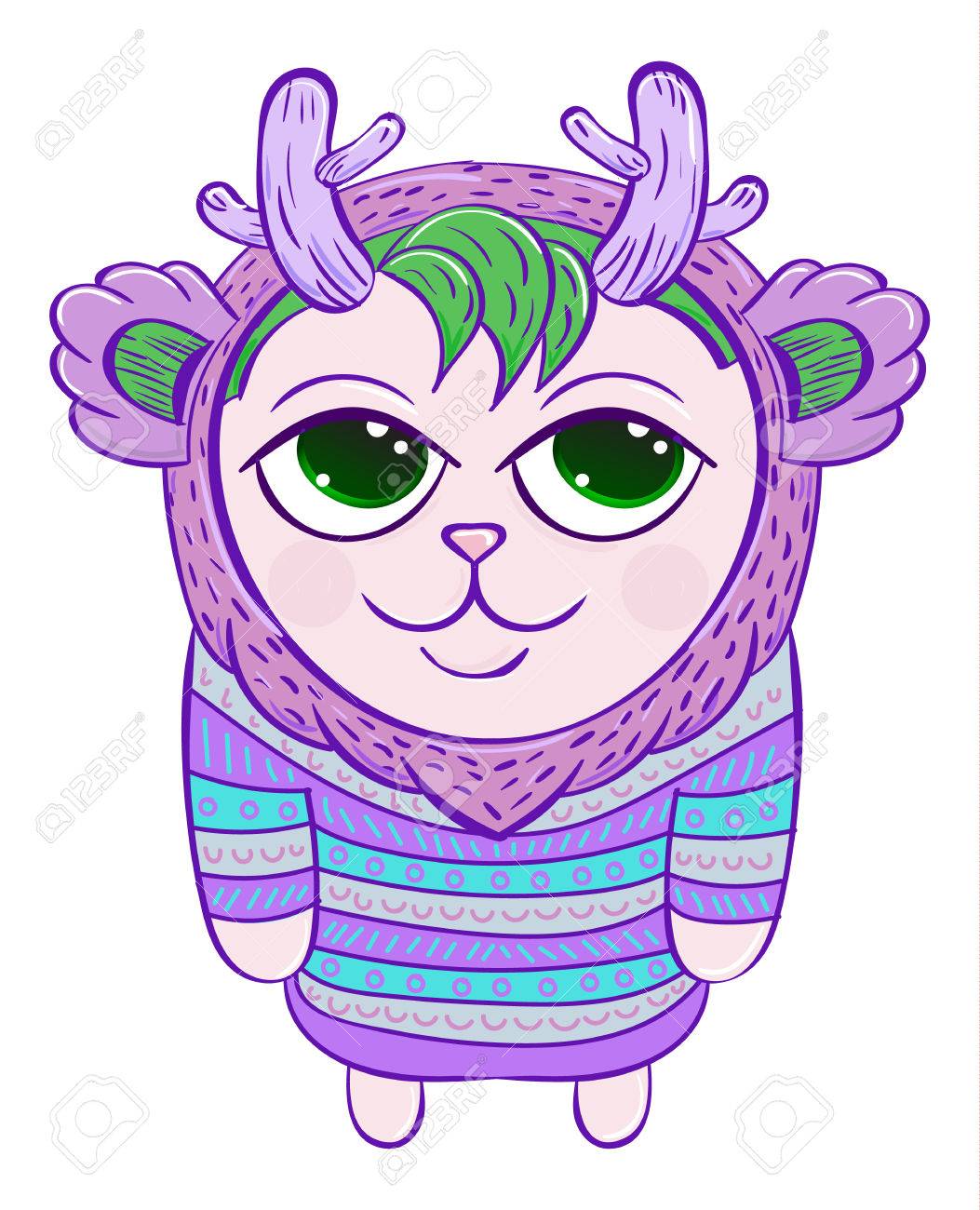 かわいい漫画の青と紫のモンスター キャラクター背景 のイラスト素材 ベクタ Image かわいい漫画の青と紫のモンスター キャラクター背景 のイラスト素材 ベクタ Image