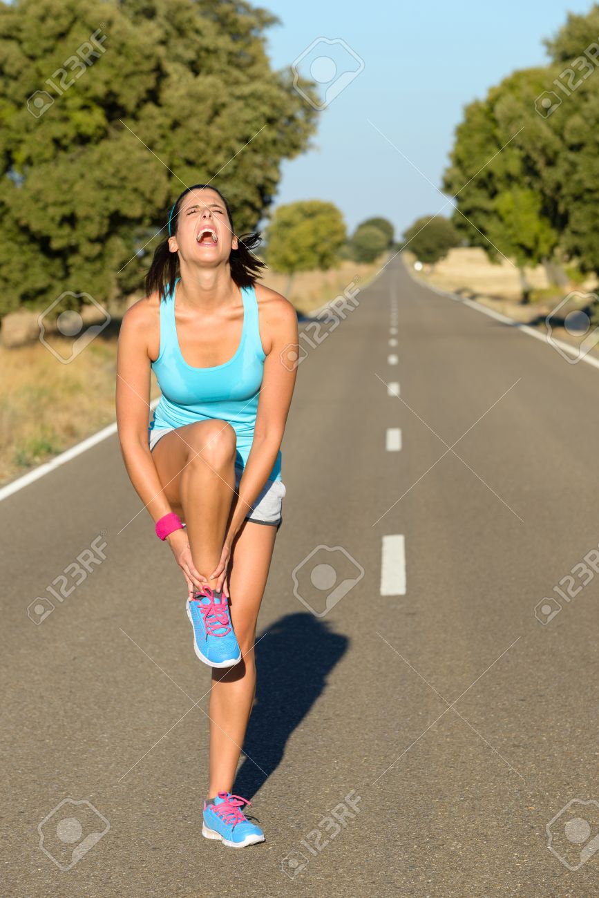 runner in pain