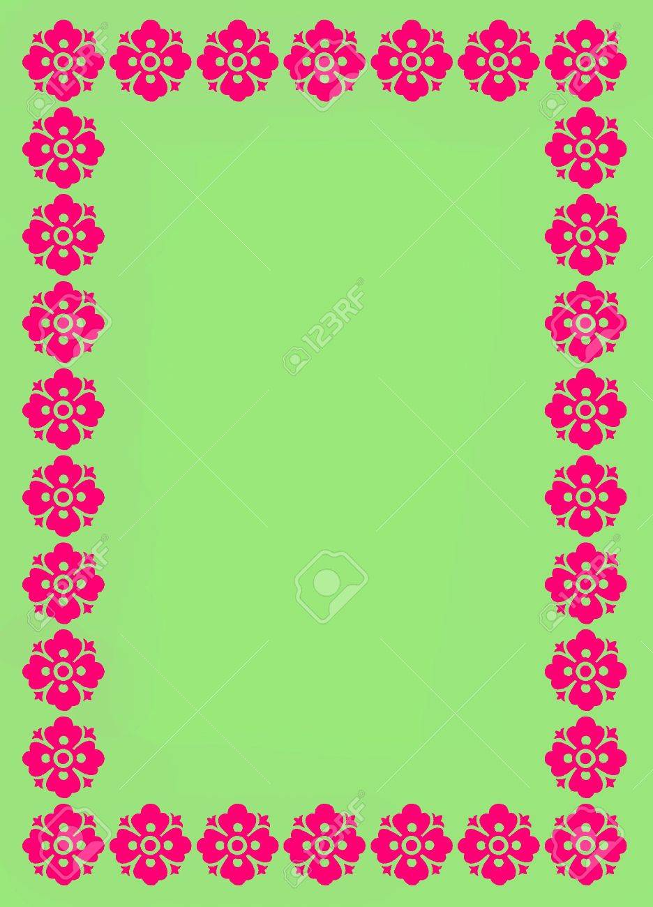 green and pink boarder background stock photo picture and royalty green boarder