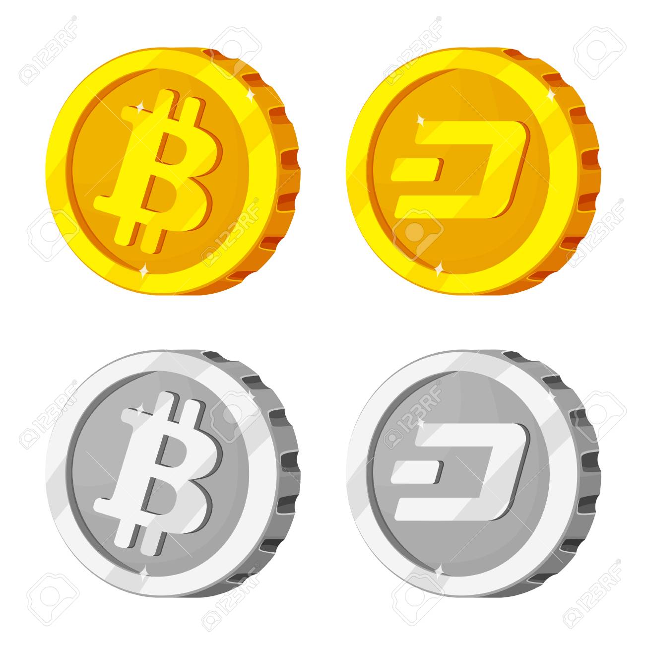 Vector Illustration Of Cryptocurrency And Coin Logo. Set Of Cryptocurrency  And Crypto Stock Symbol For Web. Royalty Free SVG, Cliparts, Vectors, and  Stock Illustration. Image 109945616.