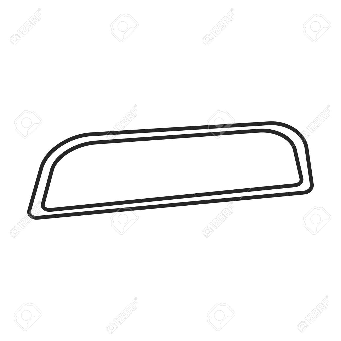 Mirror rear view car, vector outline icon. Vector illustration auto rearview on white background. Isolated outline illustration icon of mirror rear view. - 168841069 Mirror rear view car, vector outline icon. Vector illustration auto rearview on white background. Isolated outline illustration icon of mirror rear view. - 168841069