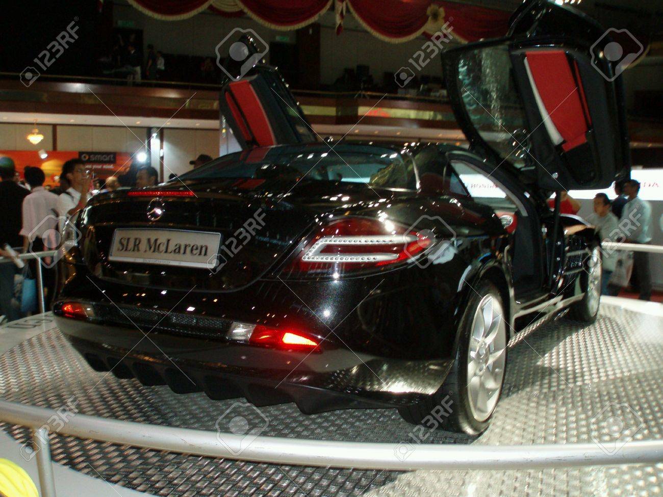 Kuala Lumpur Malaysia May 31 Mercedes Slr Mclaren Displayed At Motorshow On May 31 2009 Stock Photo Picture And Royalty Free Image Image 24841483