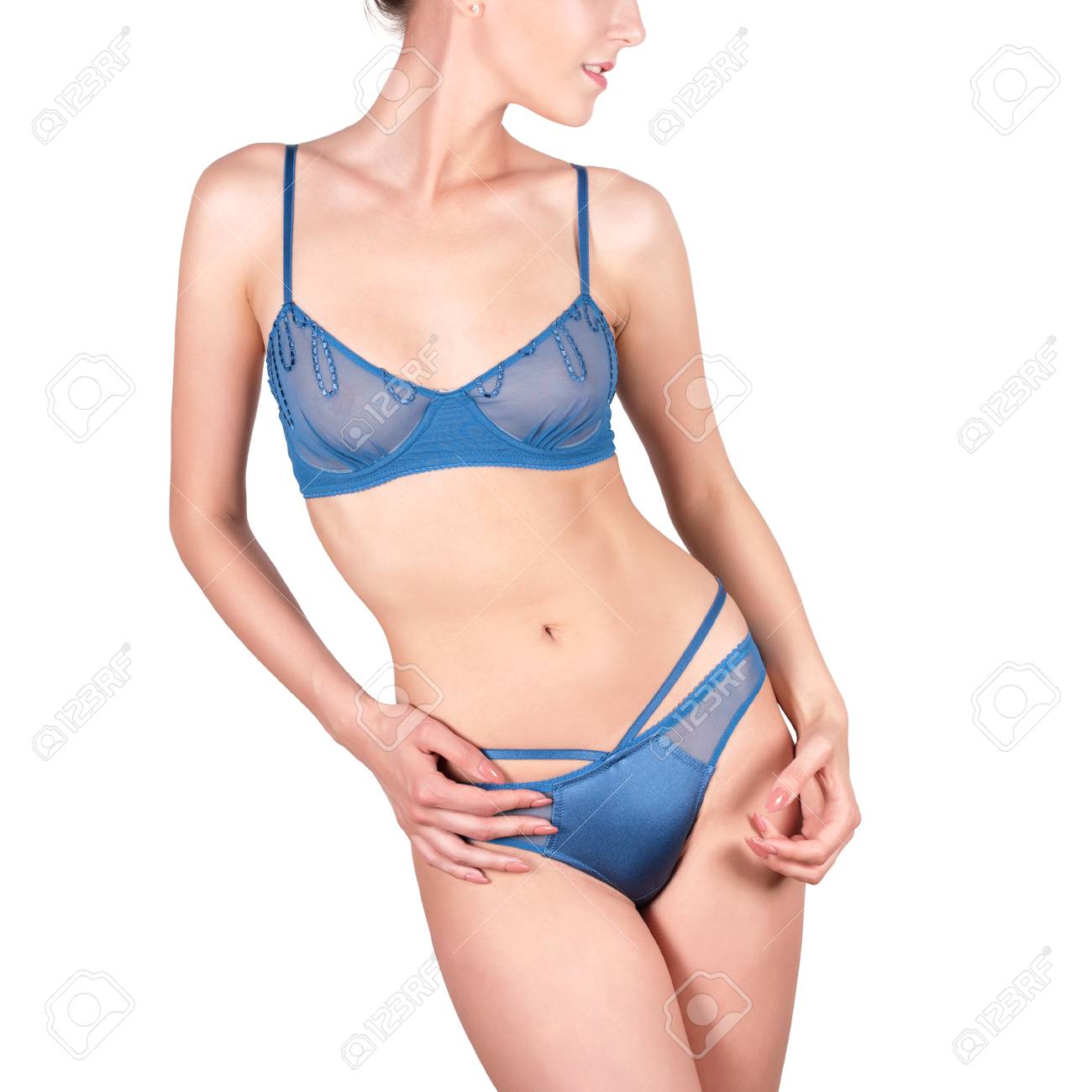 Belle femme en sous vetement en dentelle Clearance