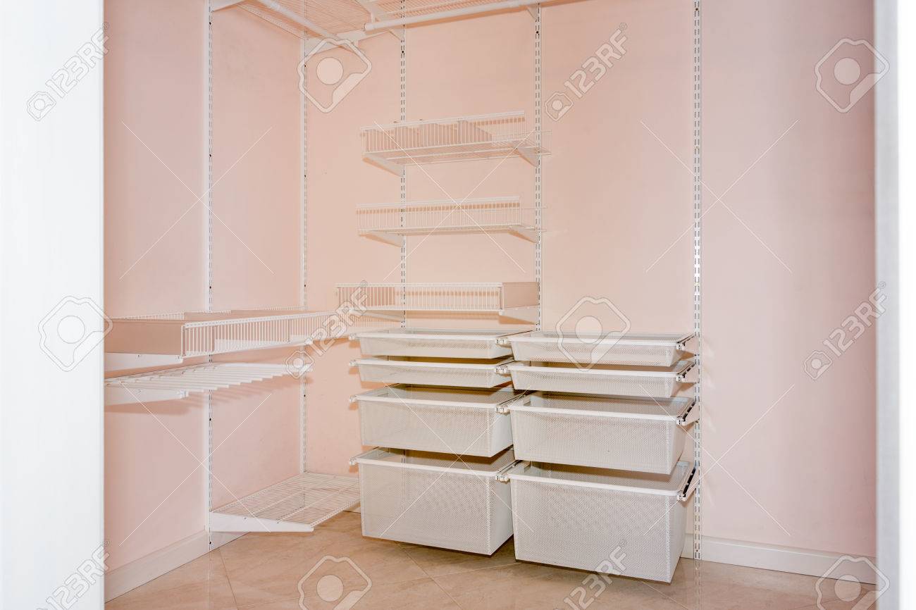 empty walkin closet with shelves dressing room interior elements stock photo empty walk in54 closet