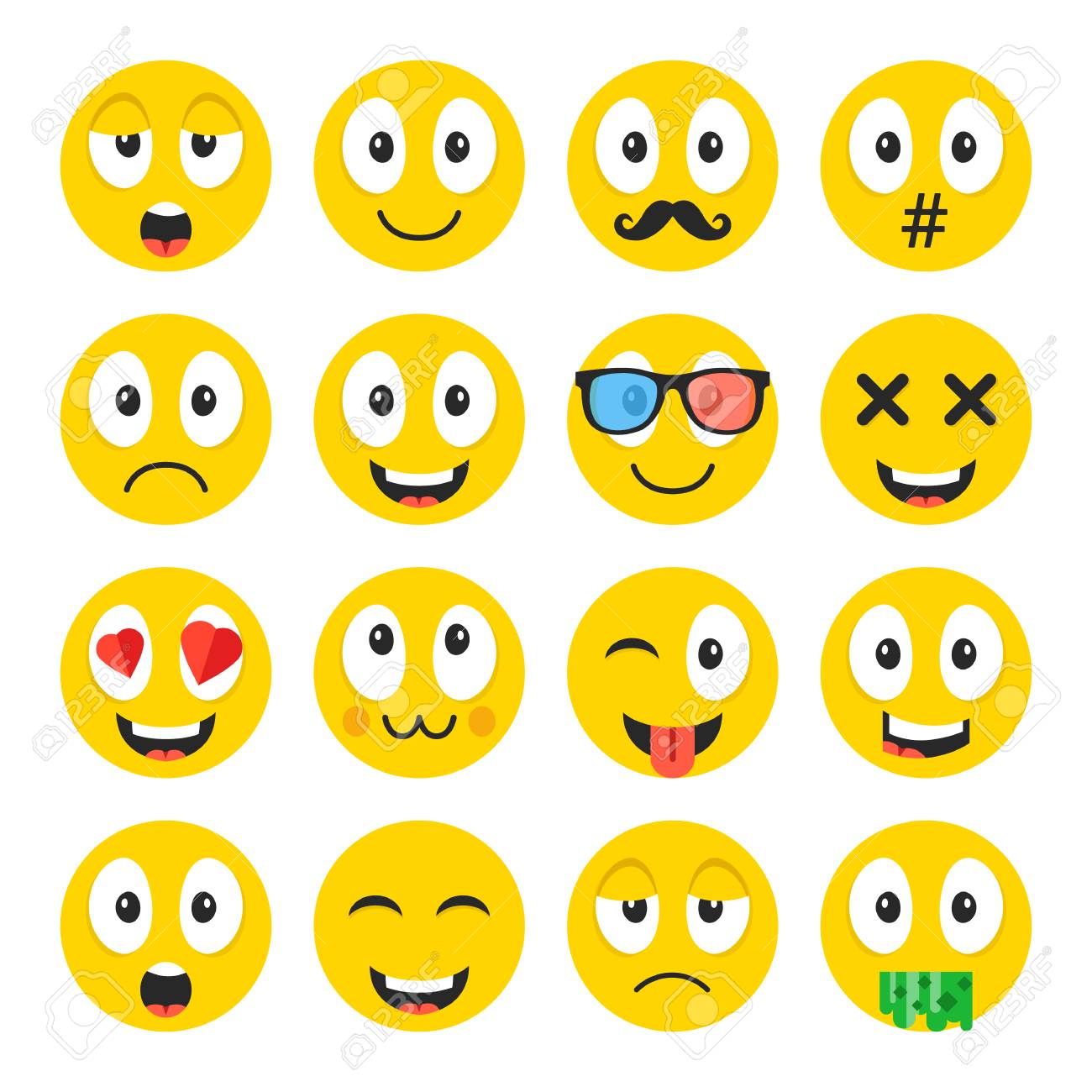 Bilder von smiley gesichtern cartoon