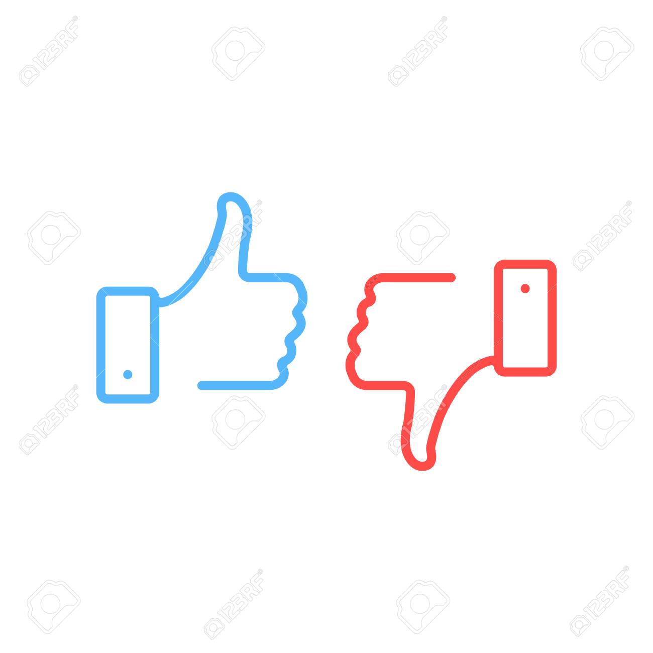 親指や親指アイコン ダウン のイラスト素材 ベクタ Image 6719