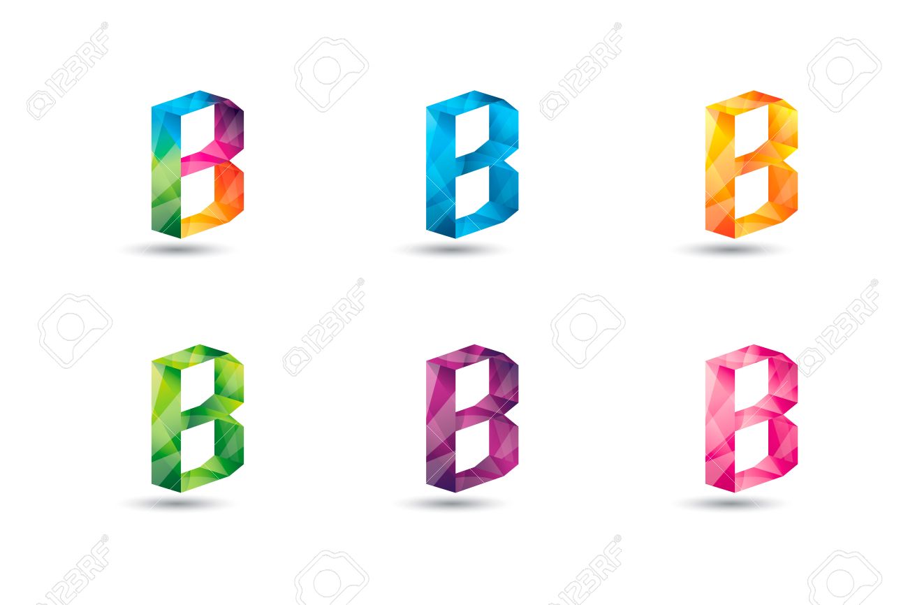 Modern Letter B Template Colorful And Clean Design Royalty Free - Modern Letter B Template Colorful And Clean Design Stock Vector modern letter b template colorful and clean design royalty free - modern letter b template colorful and clean design stock vector
