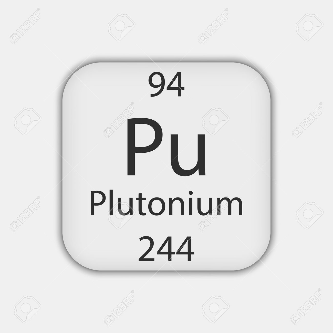 Plutonium Symbol. Chemical Element Of The Periodic Table. Vector  Illustration. Клипарты, SVG, векторы, и Набор Иллюстраций Без Оплаты  Отчислений. Image 193603892