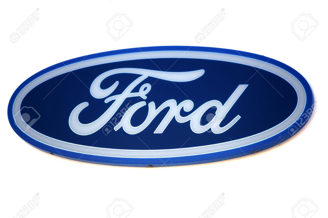 フォードのロゴ アメリカの車のブランドです の写真素材 画像素材 Image