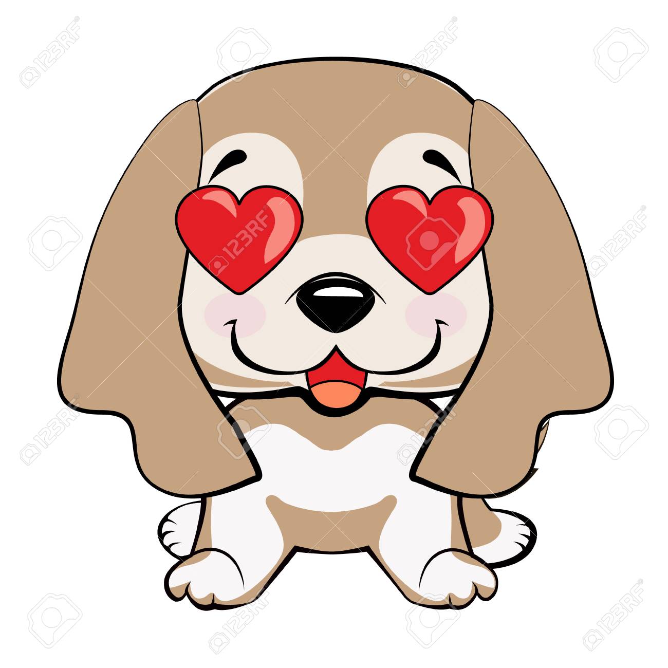 Image result for doggie love emoji"