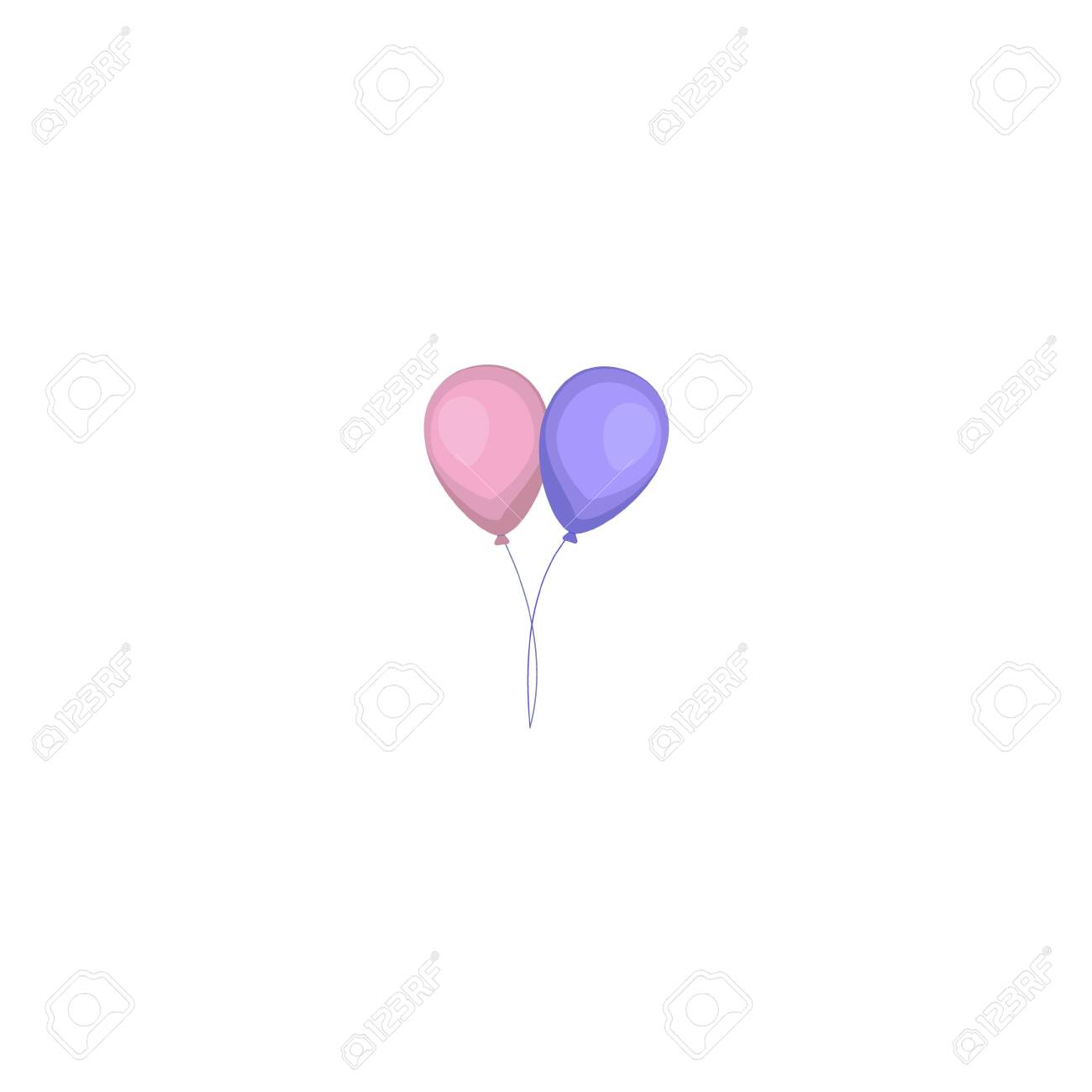 group of colorful balloons in cartoon flat style isolated on royalty free cliparts vectors and stock illustration image 123378069 group of colorful balloons in cartoon flat style isolated on