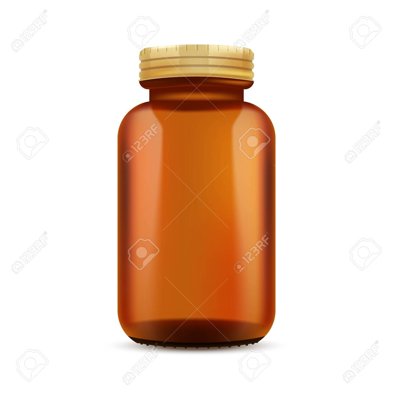 Download Amber Glass Bottle Mockup Graphic Concept For Your Design Royalty Free Cliparts Vectors And Stock Illustration Image 142029877