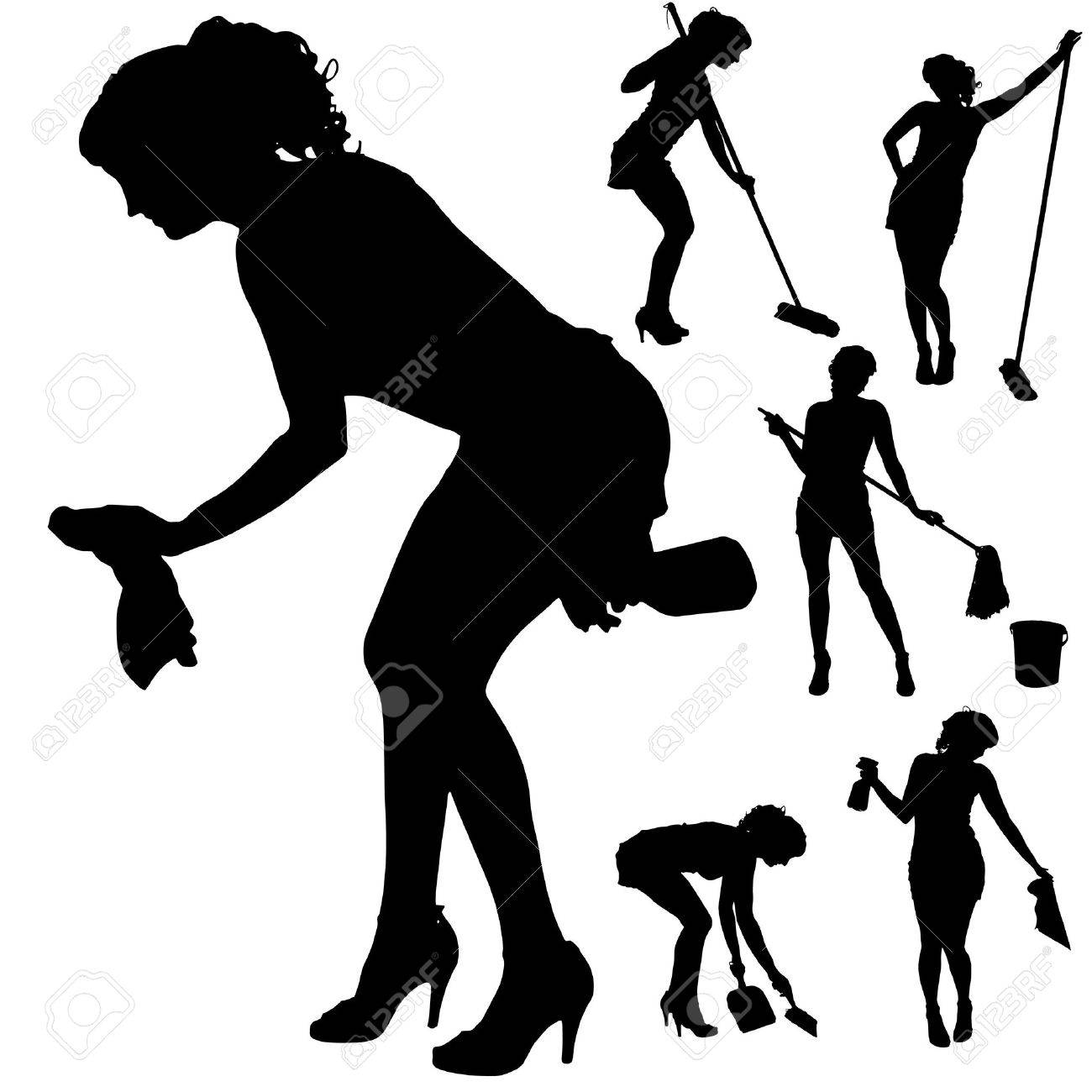 cleaning lady images free