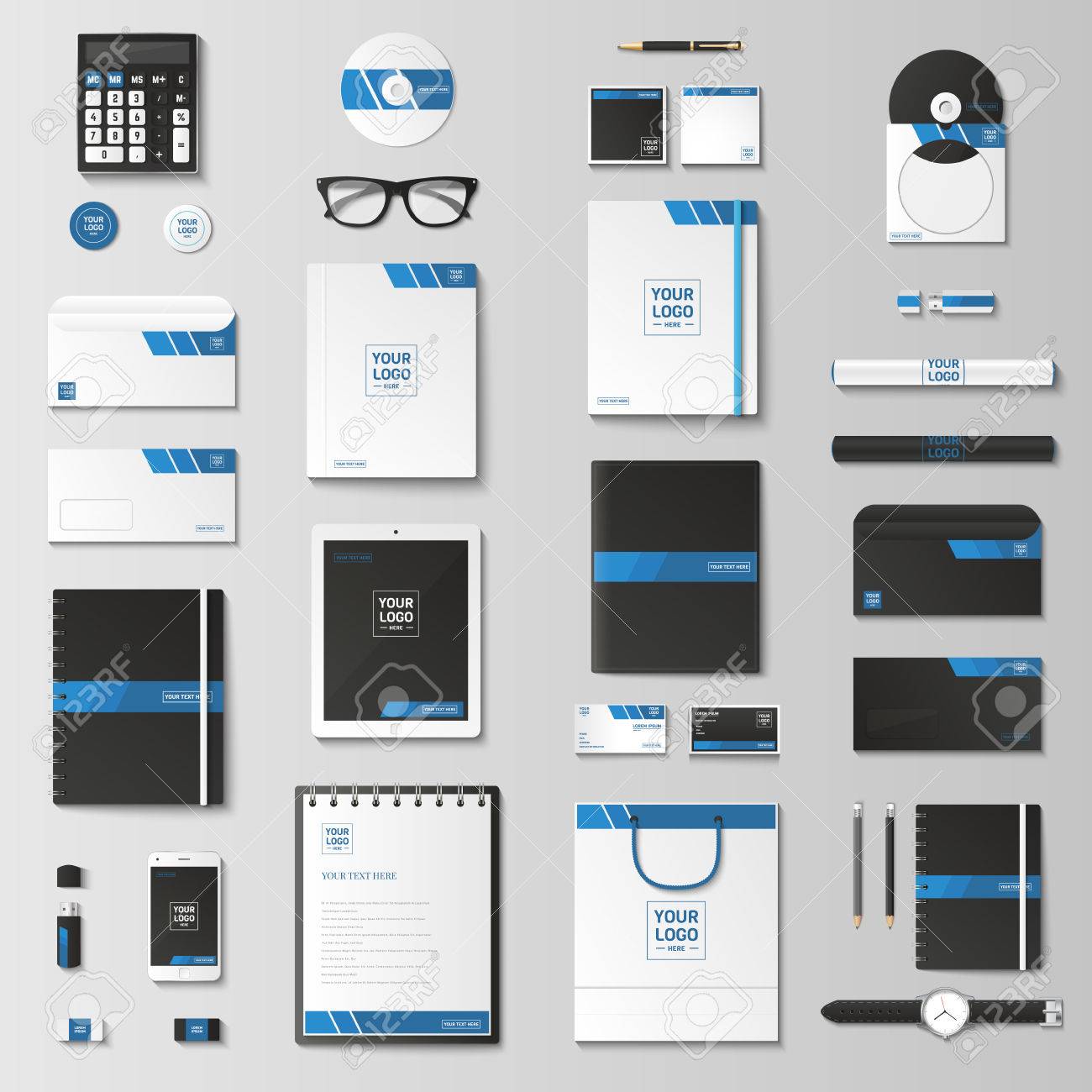 business stationery template