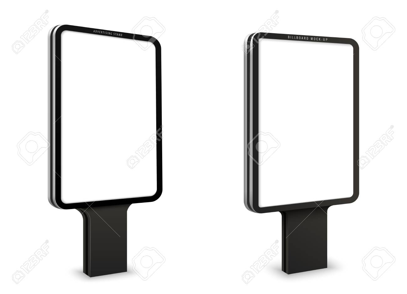 Download Empty Object For Advertising Street Advertising Stand For Design Royalty Free Cliparts Vectors And Stock Illustration Image 91264045 PSD Mockup Templates